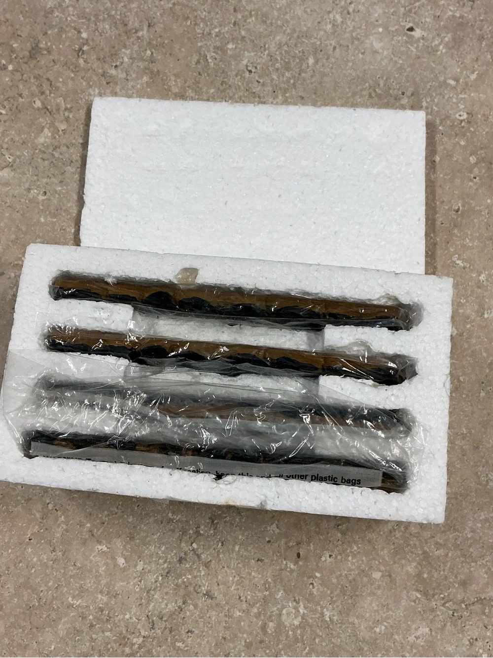 Department 56 Village Accessories Slate Stone Path Straight Set Of 4 # 56.52719